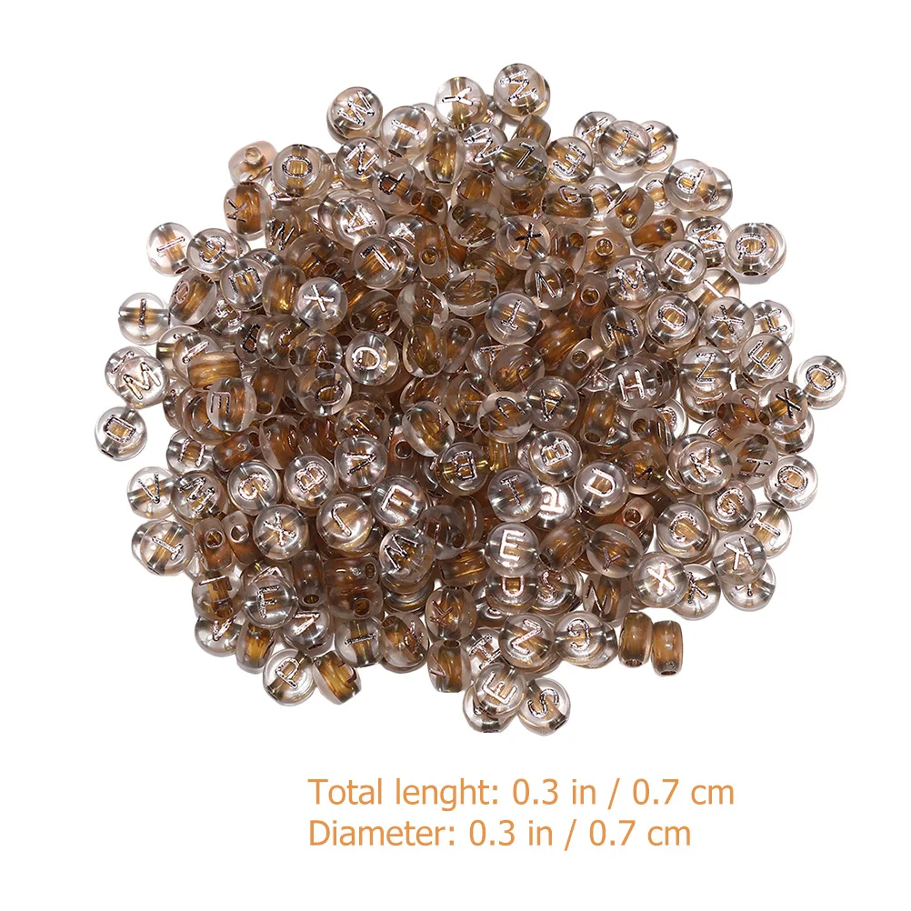 4 pçs 4 sacos diy acrílico espaçador contas para pulseira fazendo artesanato crianças jóias decoração alfabeto carta contas acessórios artesanais