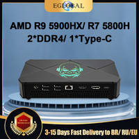 Eglobal Mini Gaming PC i9 11900H AMD R9 5900H 5900HX Windows11 Mini Desktop Computer DP HDMI Typ-C 4KHD Output 7*USB WiFi6 BT5.2