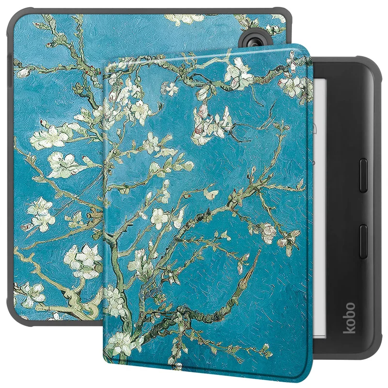 Case for Kobo Libra Colour Cover 7 inch Smart Ebook Ereader Case for Funda Kobo Libra Color 2024 Case Stand Shell Coque Hoesje