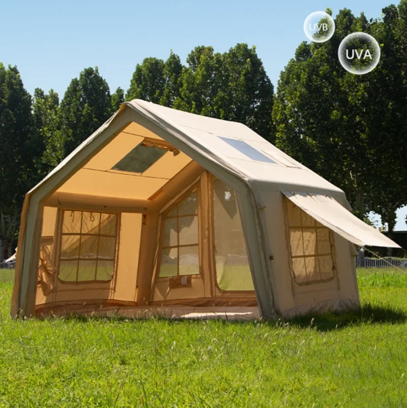 

8.0 Removable Door Air Tent for Family Inflatable Outdoor Camping Tent