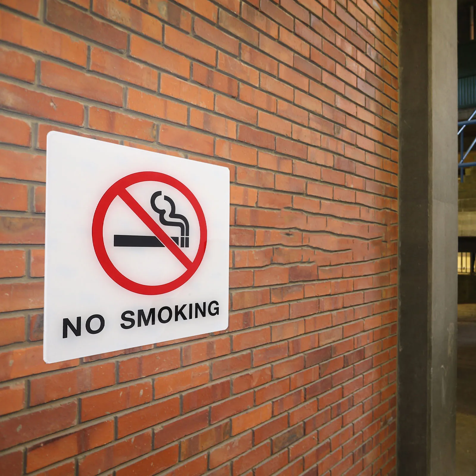 Akrylowy znak ostrzegawczy No Smoking Logo Plaque No Smoking Public Shope Signage Budynki biurowe Ciepły znak przypomnienia NOWOŚĆ