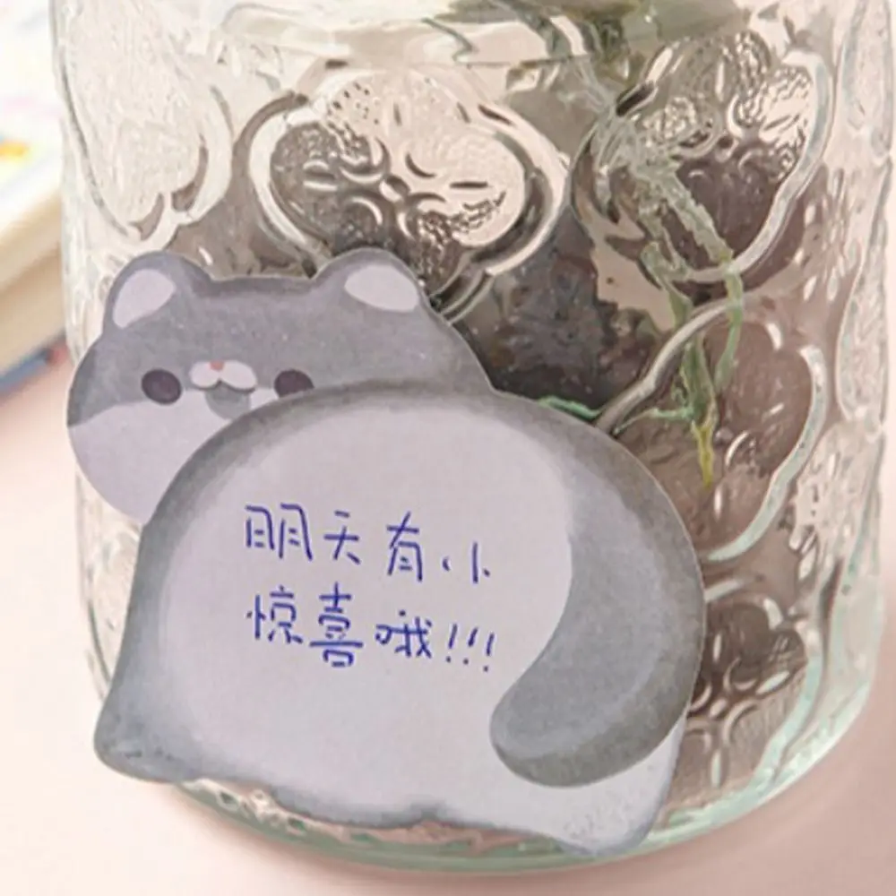Bookmarks Posted Memo Pad Cartoon Animal Sticky Notes Ins Kawaii Notepad Office
