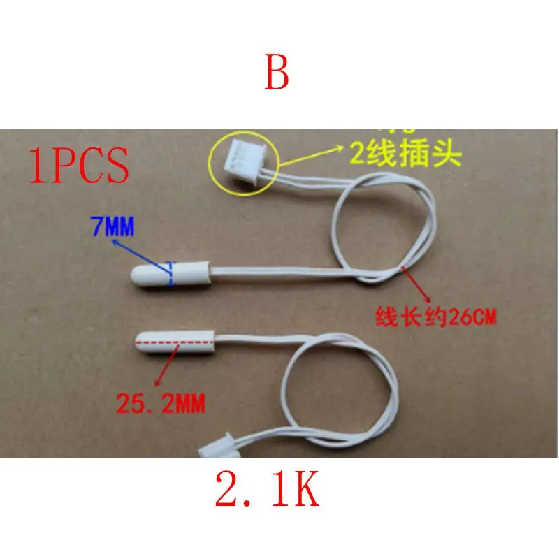 Kühlschrank temperatur sensor 2,1 k 5k 10k universeller Kälte temperatur sensor