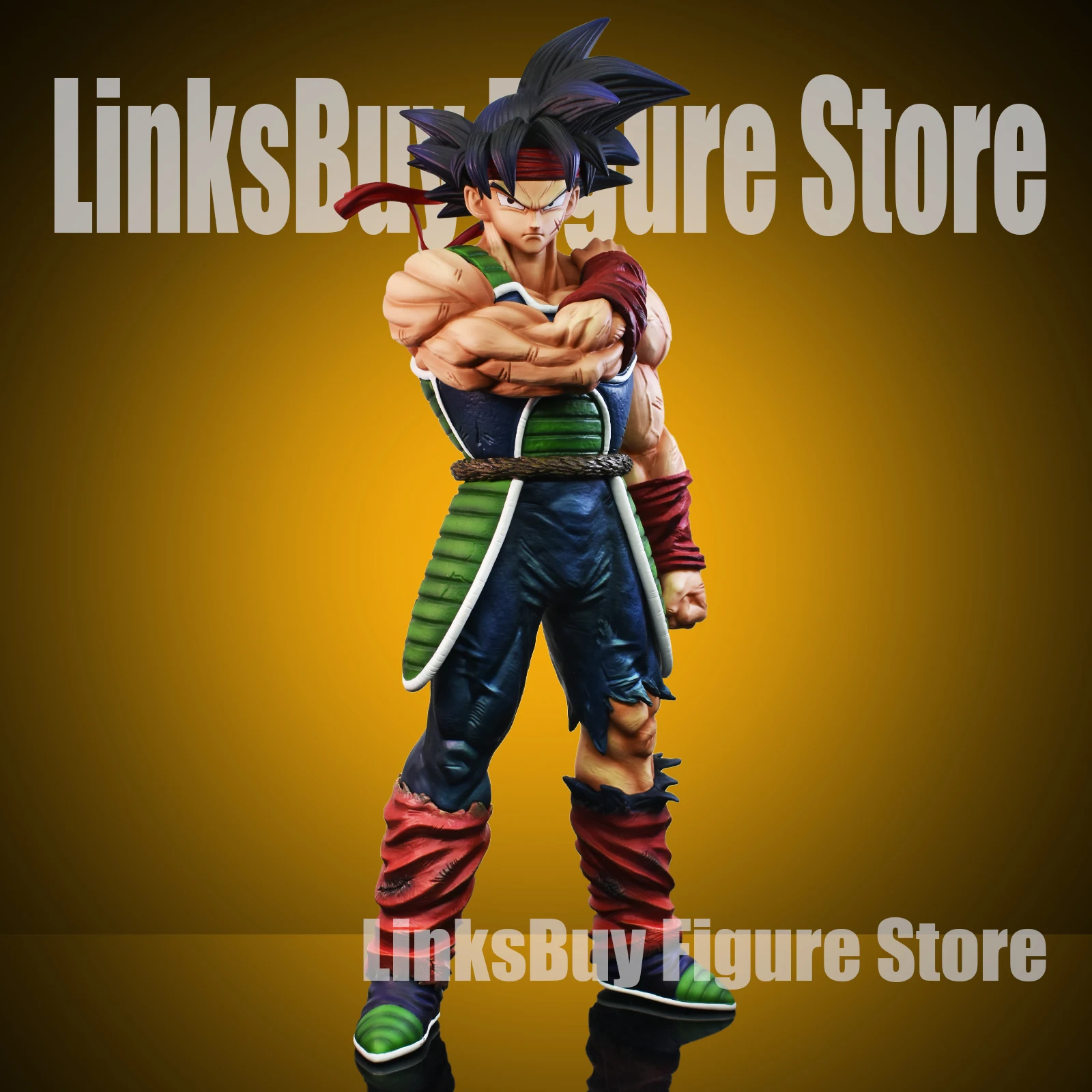 24cm/9.4in Anime Dragon Ball Z Figure Bardock Figure Collectible Model Statue Toy Gift