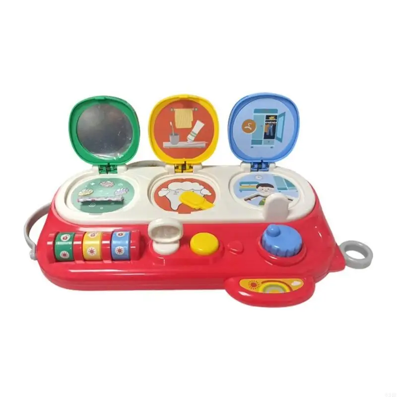 

634F Children Color Matching Learning Toy Sensory Busy Boards Developmental Baby Toy Hand-Eye Coordination Travel Toy