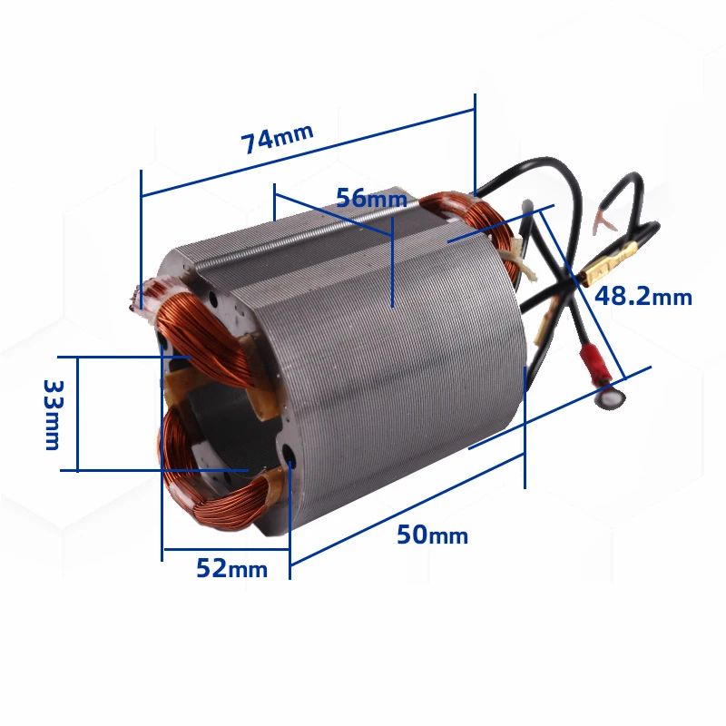 Motor de Rotor de AC220-240V para HITACHI G10SS G13SS, amoladora angular, armadura, anclaje de Rotor, estator, bobina, accesorios