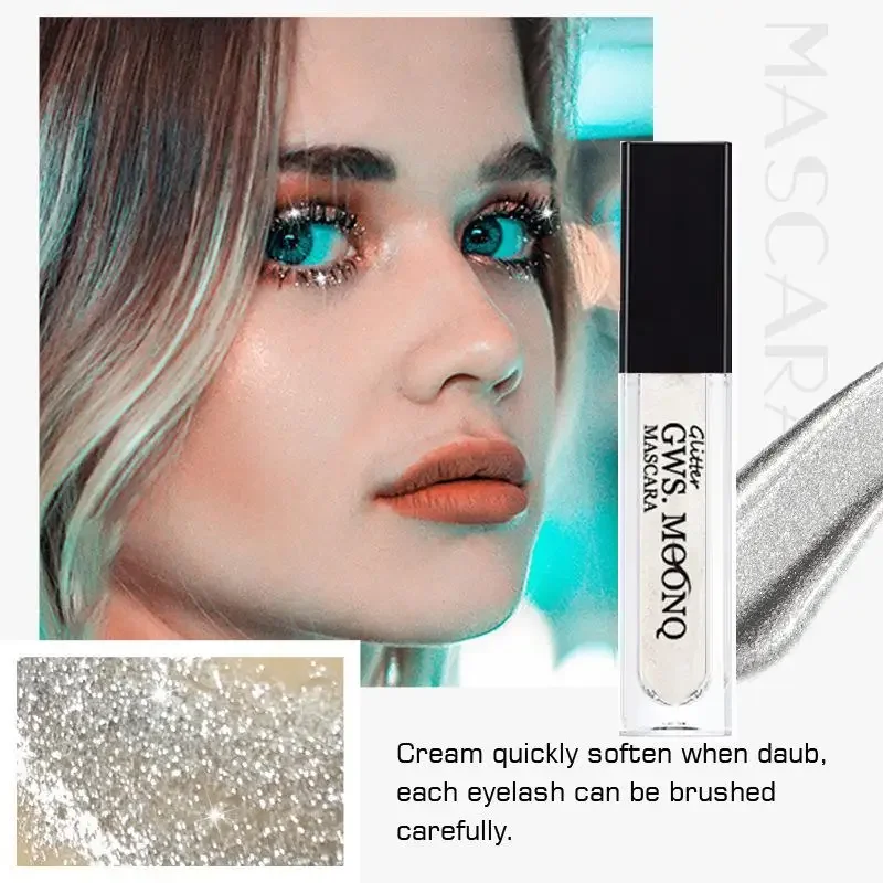 Primer fissante per mascara con frantumazione scintillante Mascara antimacchia per occhi scintillanti ad asciugatura rapida
