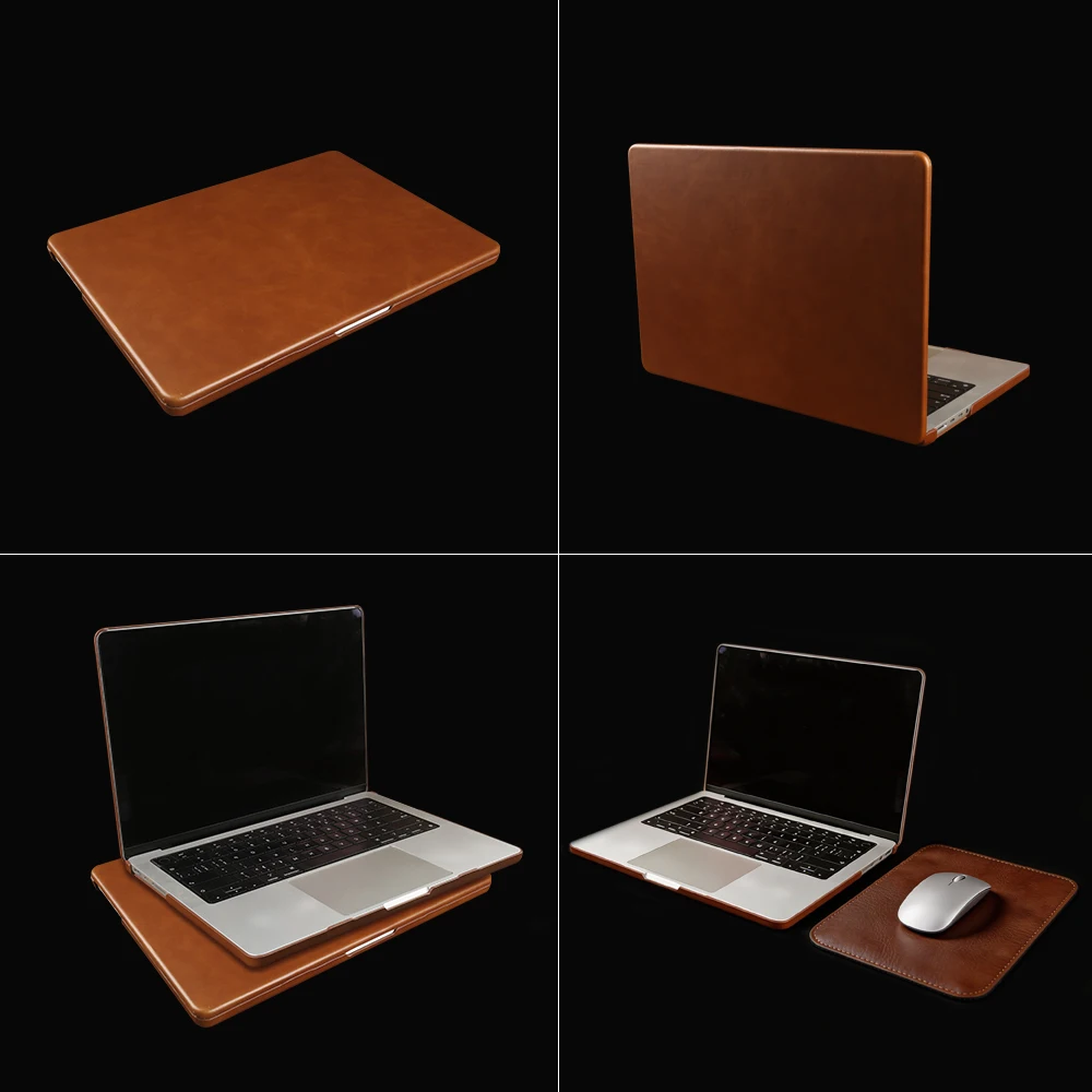 Laptop Leather Case for Macbook Pro 14 A3434 A3426 A3427 Air 15 A3448 M5 A3241 M4 Pro 16 A3428 A3429 Air 13 A3449 M5 2026 Cover