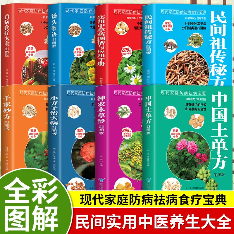 Complete Collection of Dietary Therapy for Various Diseases, Traditional Chinese Medicine Health Books