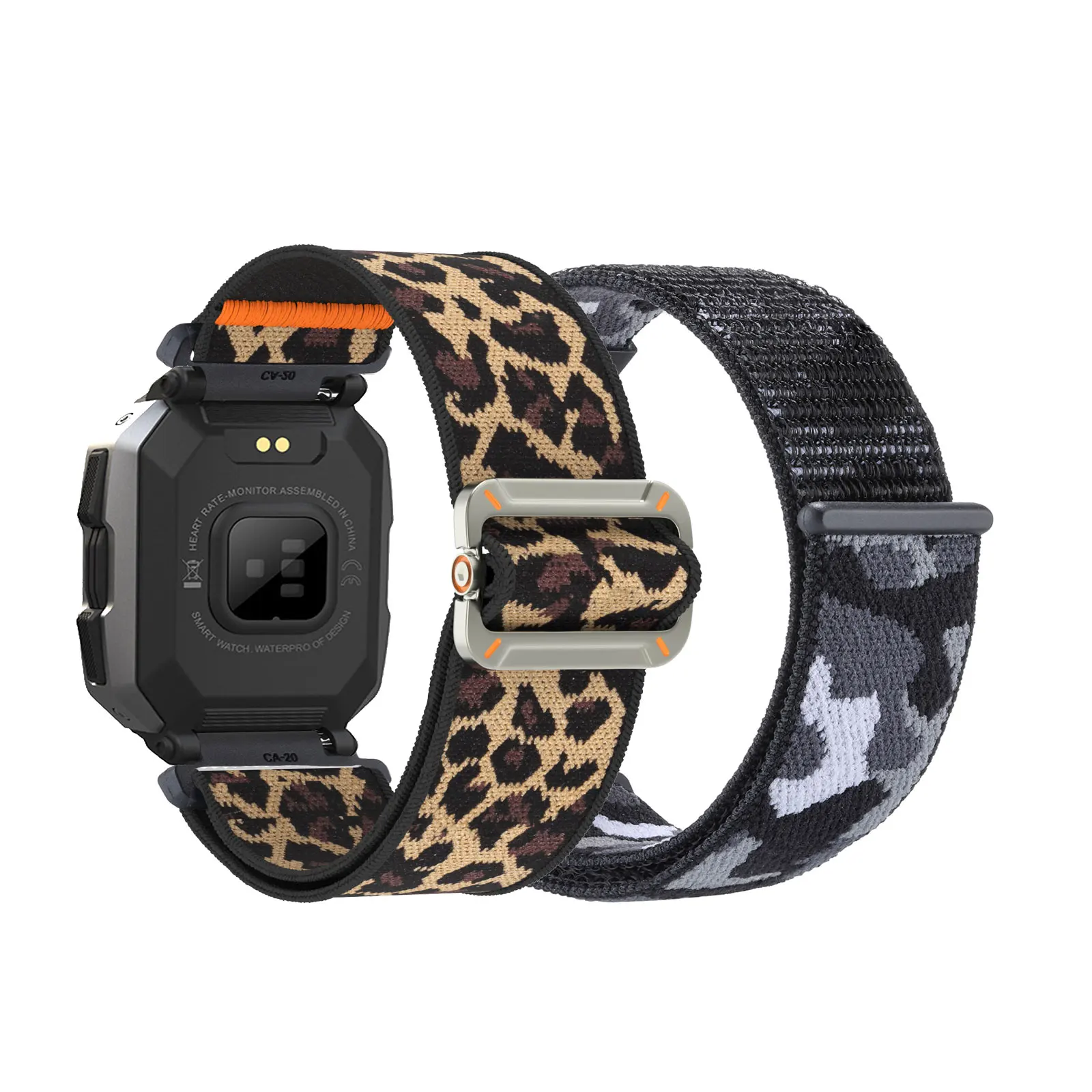 

2pcs Nylon Bands for Kospet Tank M3/M3 Ultra/M2/T2/T3/T3 Ultra/T3 Ultra 2 Band, Elastic Nylon Sports Strap