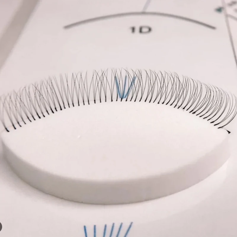 Reusable Practicing Eyelash Extension Sponge White Makeup Puff Soft Eye Sponge For Lash Mapping Beginner Lash Artist