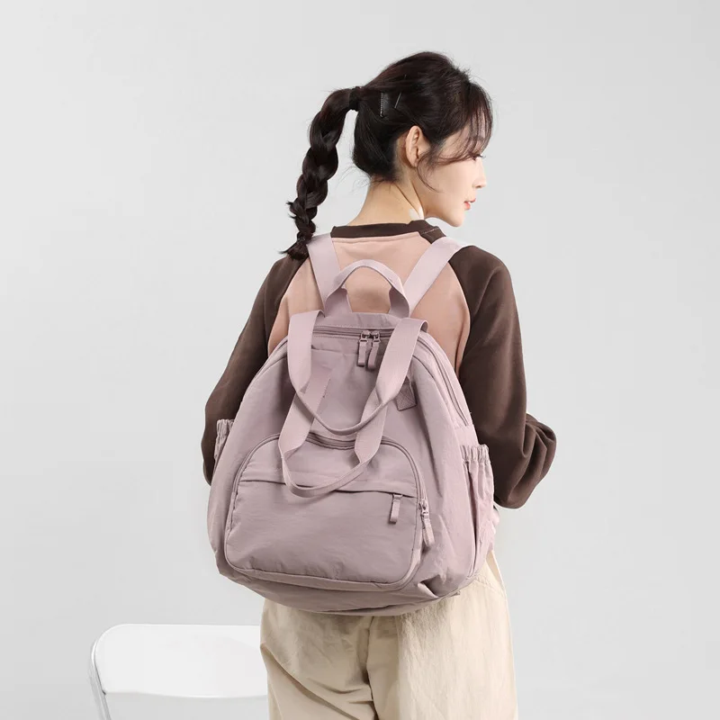 

Японский водонепроницаемый рюкзак женский большой емкости многофункциональная пригородная дорожная сумка через плечо стильная