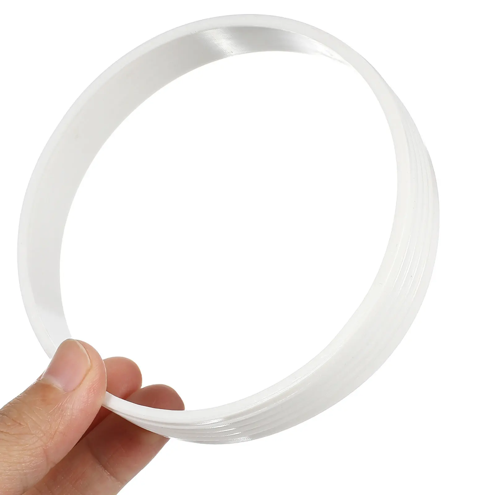 8Pcs Golf Hole Cup Rings White Weather-Resistant Plastic Putting Green Cup Protector Ring Hole Reinforcer for Indoor Outdoor