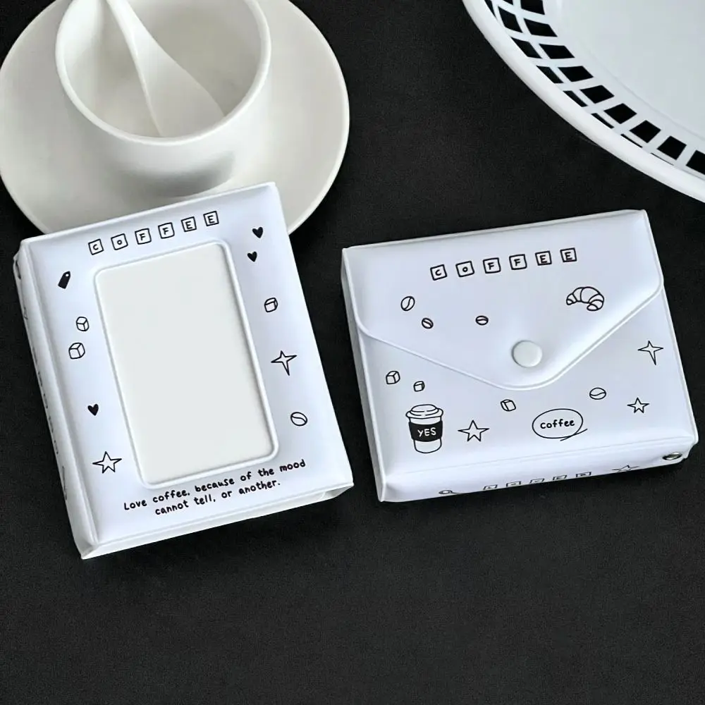 High Quality PVC Photo Album Creative Portable Envelope Card Bag 3 Inch School Stationery Card Package