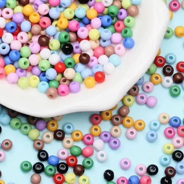 20pcs Creative Fishtail Gradient Beads for DIY Jewellery Making