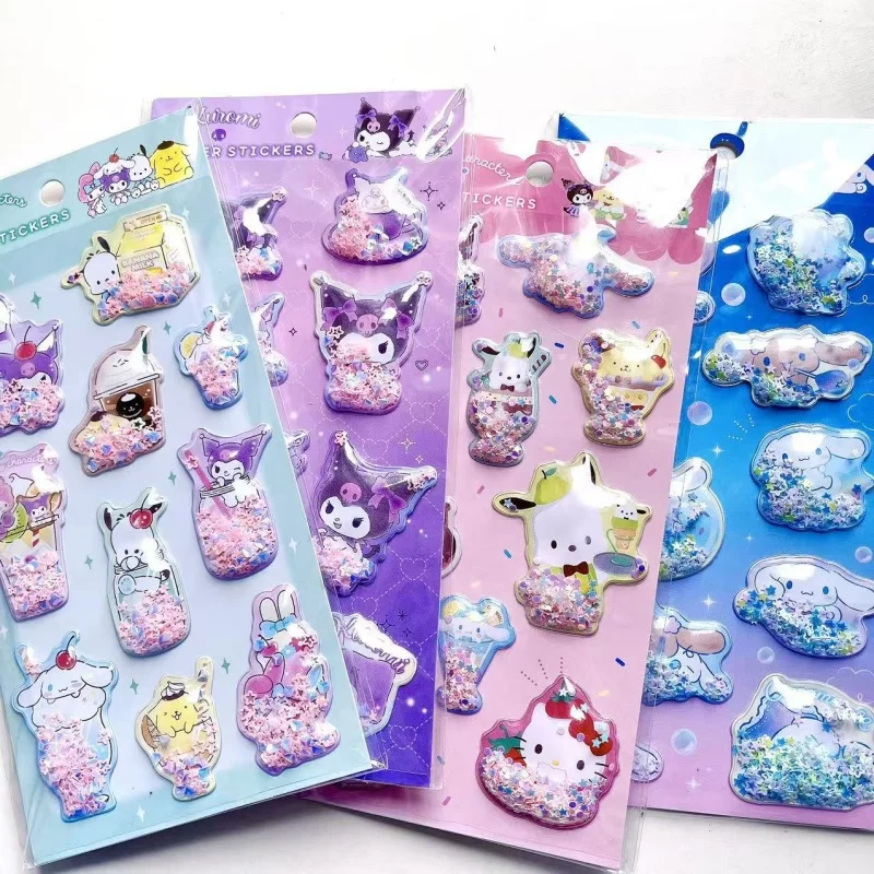 12pcs-lot-sanrio-kuromi-cinnamoroll-pochacco-sticker-cute-scrapbook-diy-diary-decorative-sealing-sticker-album-stick-label