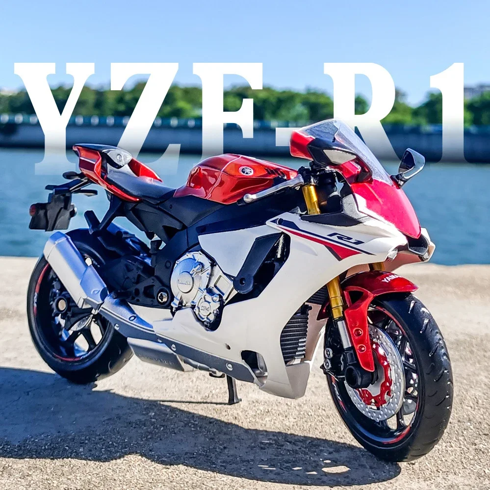 

Масштаб 1:12, скутер Yamaha YZF-R1 из сплава, спортивный велосипед, литые детские игрушки, мотоциклетные автомобили, гоночные модели, автомобили, реплики, подарок для мальчиков