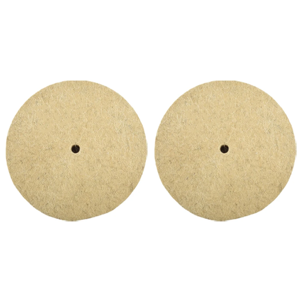 

2 шт. 6-дюймовый шерстяной фетровый полировальный круг, круглый полировальный диск, противозасоряющийся шлифовальный диск для дерева, металла, посуды, фурнитура для полировки