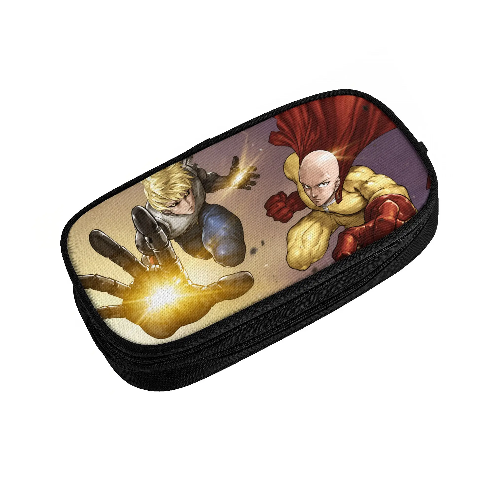 Cute One-Punchs-Man Cartoon Anime Pencil Cases Pencilcases Kids Big Capacity Bags Students School Gifts Accessories