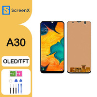 For Samsung Galaxy A30 A305F/A305G/A305YN/A305N/A305GT LCD Display Touch Screen Digitizer Assembly with Frame + Tools Black