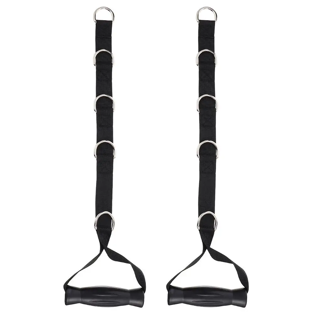 

2Pcs Tension Bands Heavy Duty Fitness Straps Gym Workout Accessories D-ring Handle Resistance Band Adjustable Strength Training