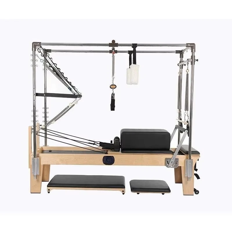 

YTYIN 3-in-1 Integration: Yoga & Pilates Machine | Wood Bed Combo Reformer for Studio & Home