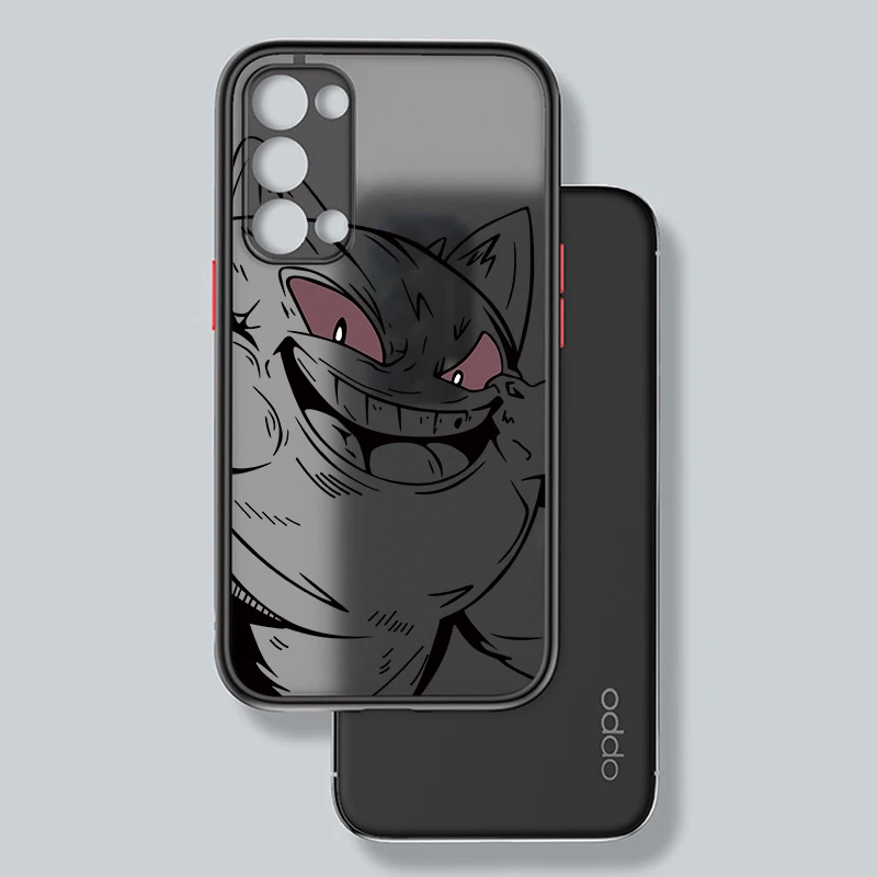 P-Pokemons P-Pikachus Cartoon Frosted Translucent For OPPO X5 X3 A54S A5 A94 A16 A53S A57 A74 A72 A96 A98 A78 5G Back image 3