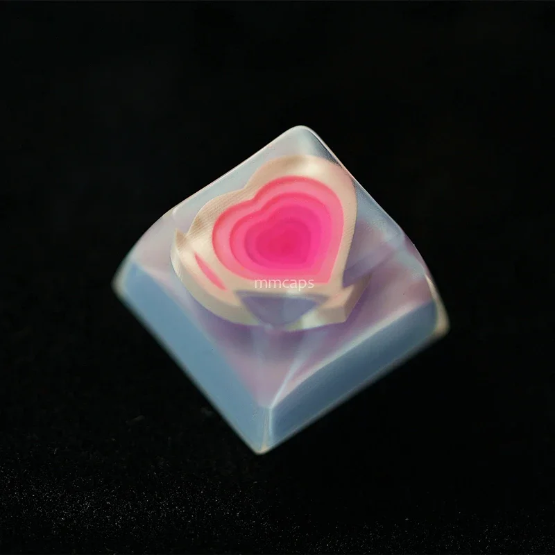 Frozen Heart - Personalized Resin Mechanical Keyboard Keycaps