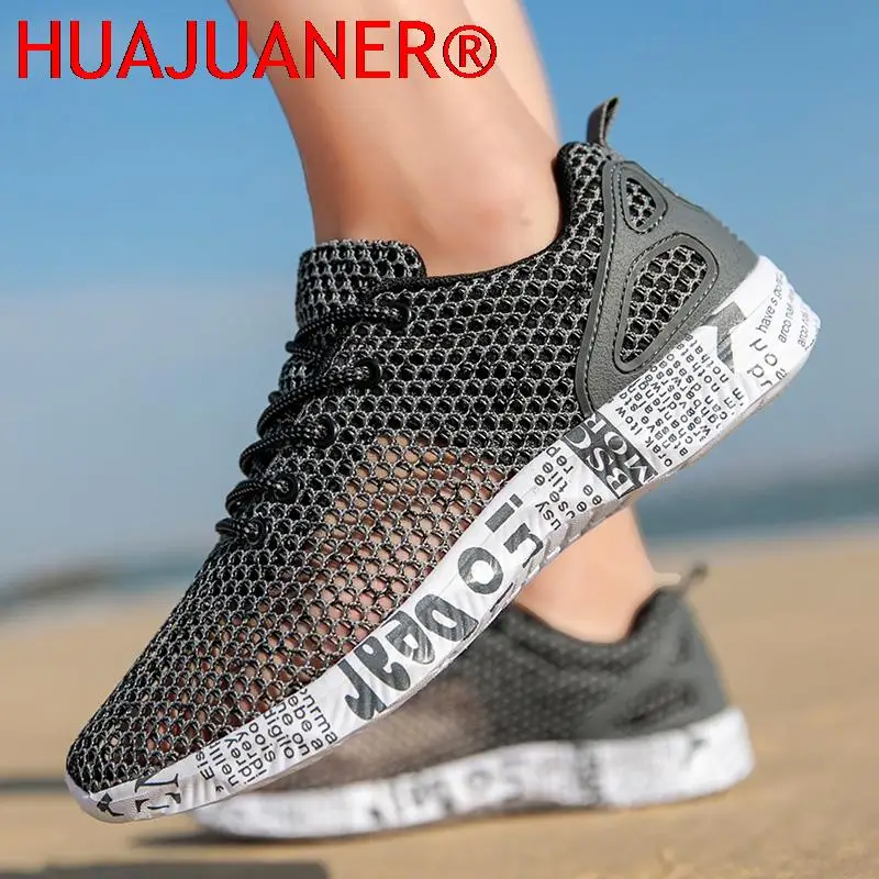 Men Aqua Shoes Breathable Trending Fashion Beach Quick Drying Water Shoe Outdoor Fishing Summer Shoes Water Sneakers comfortable