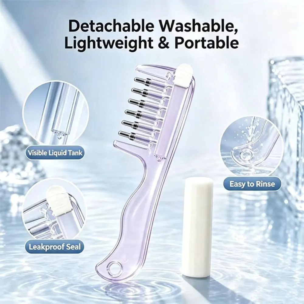 Multi-Function Mini Portable Head Applicator Anti-Frizz Hair Care Hair Firming Applicator Anti-Static Scalp Nourish