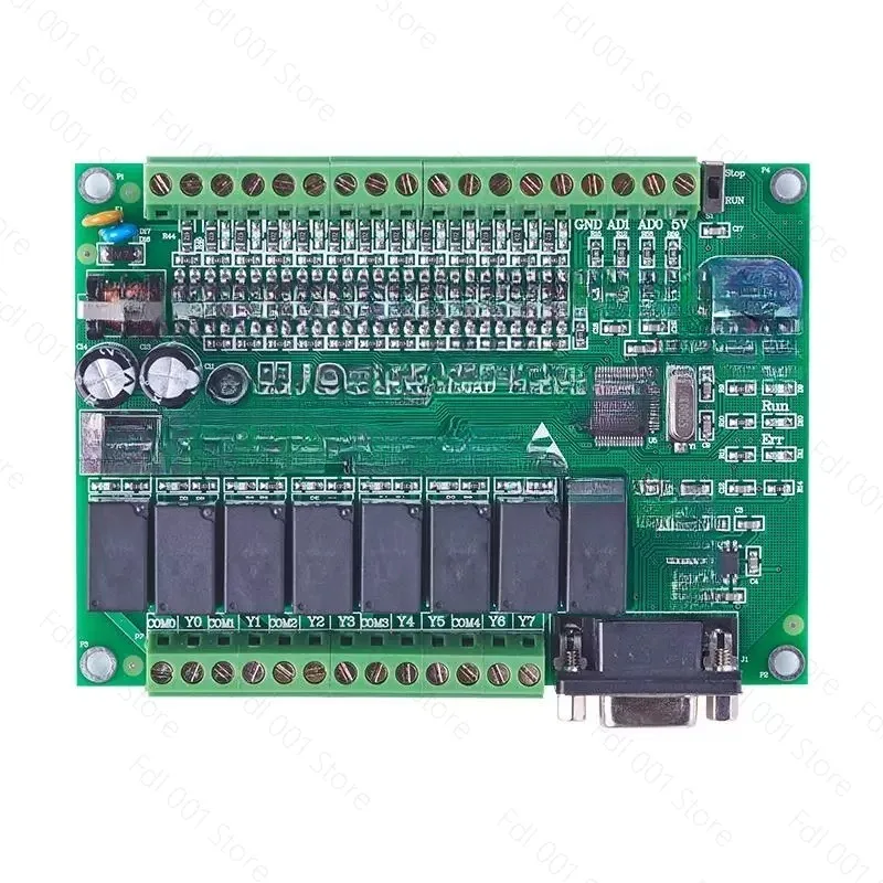 Domestic PLC Board FX2N 20MR/20MT | 200kHz 4-Axis High-Speed Pulse | Programmable Logic Controller