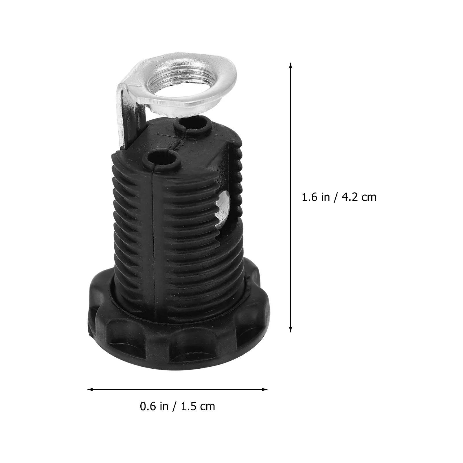 10 Pcs E12 Lamp Holder Light Bulbs Pendant Socket Adjustable Screw Plastic Adapter