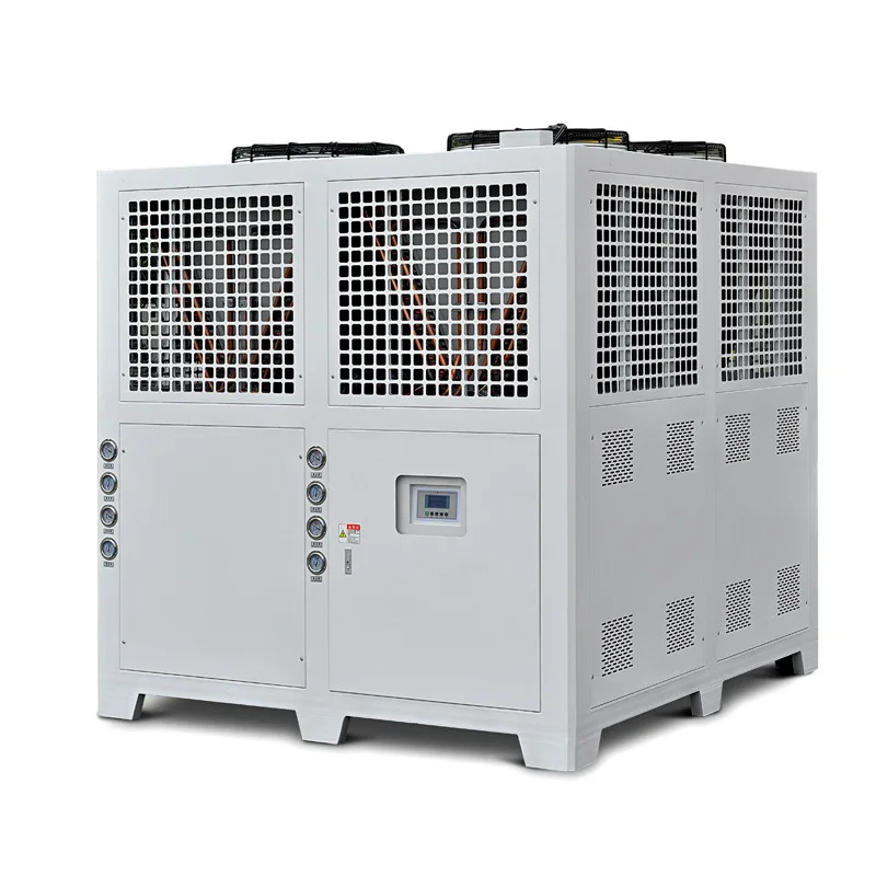 50HP large air-cooled integrated chiller, scroll ice storage industrial refrigeration unit