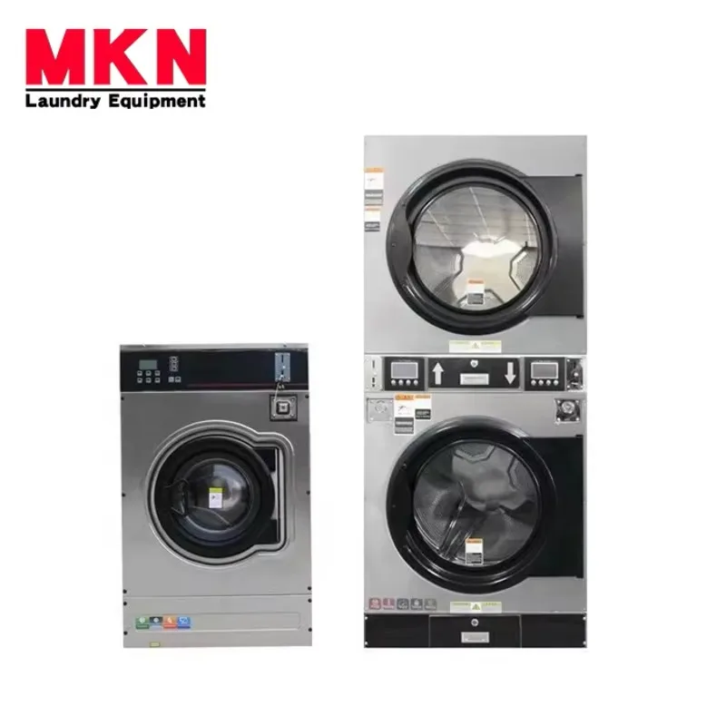 Commercial Washing Machine Laundry Coin Card Operated Self-service Laundry Equipment