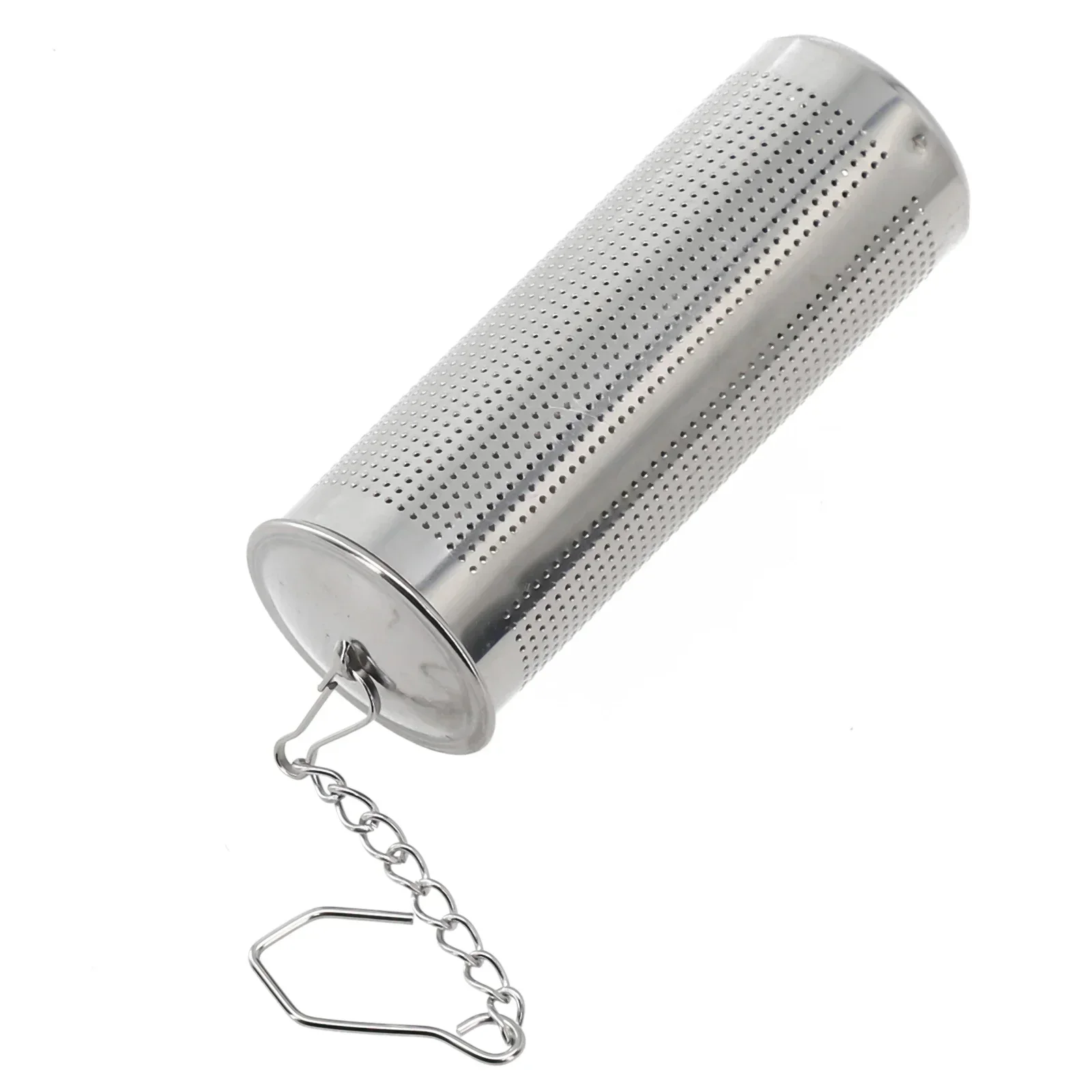 Tea Ball Tea Infuser Locking Strainer Stainless Steel Spice Mesh Filters Infuser With Chain Hook For Brewing Teapot Kitchen Tool