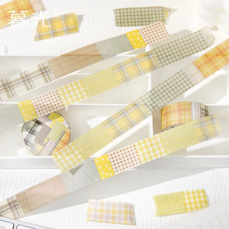 1pcs/1lot Decorative Adhesive Tapes Stripe fragments Junk Journal DIY Paper Japanese Masking Scrapbooking Stickers