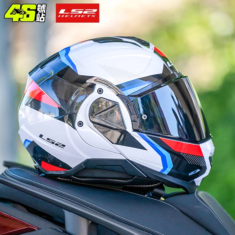 

LS2 FF910 Advent 2, откидные полные шлемы, мотоциклетный модульный шлем с двойным козырьком, ECE Capacete Moto, Новое поступление