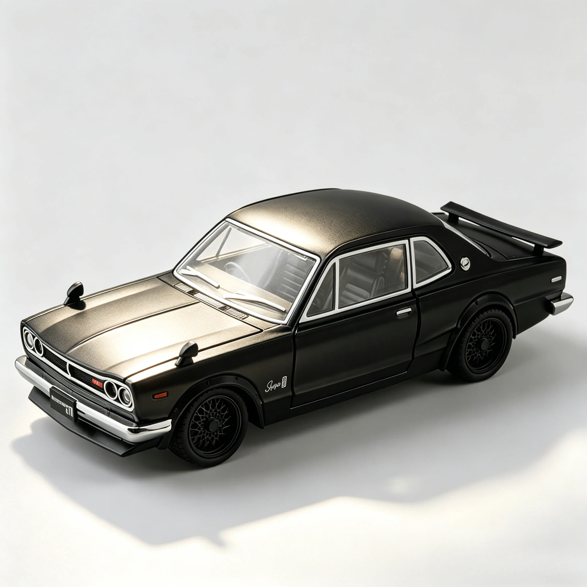 

1:22 SKYLINE GTR Model Y Model Sports Car Toys Alloy Diecast Sound Light Doors Opened Pull Back Collection Supercar Models