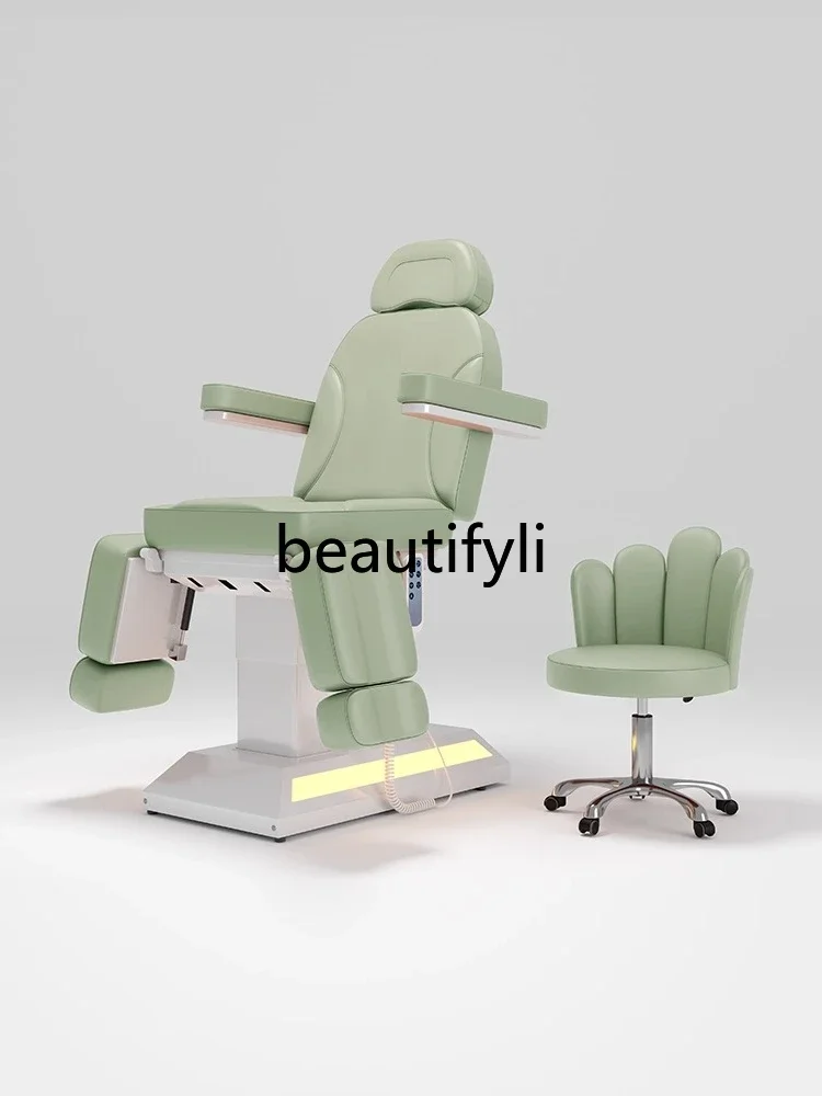 

Electric Adjustable Beauty Bed Multifunctional Beauty Salon Eyelash Bed Advanced Medical Beauty Professional Pedicure Chai