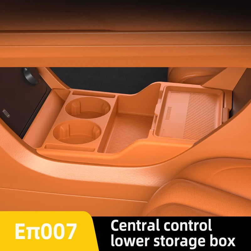 

For ‌‌DONGFENG eπ007 2025 Storage Box Center Armrest Hidden Box Cup Holder Organizer Interior Accessories