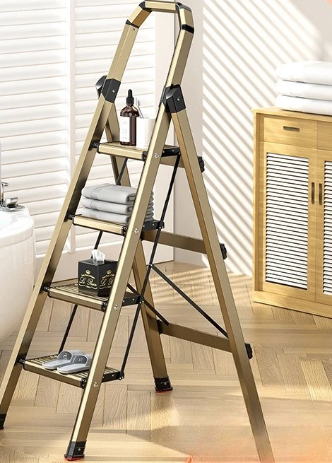 

Aluminum alloy, herringbone ladder, household, folding, telescopic, stairs, thickened