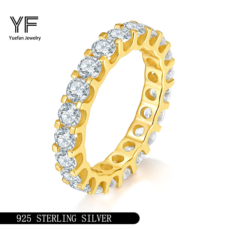 

S925 Silver Moissanite Gear Ring 1-4CT D VVS1 Certified Valentine's Day 2025 Gift Hip Hop Style Jewelry A surprise gift