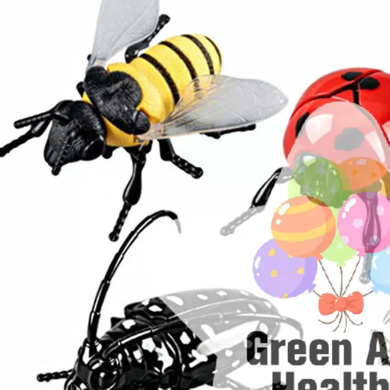 1/3/7Pcs Clockwork Play Toys For Kids,Insect Toys, Simulation Ladybug Bee Beetle, Outdoor Party Decorations & Party Favors Gift