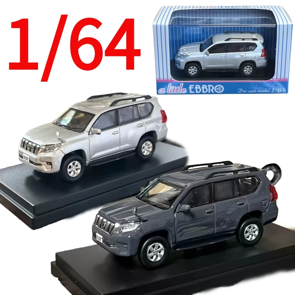 EBBRO Diecast 1/64 Scale Toyota Land Cruiser Prado Off-road Vehicle Model Alloy Toyota Prado SUV Car Model Collected Display