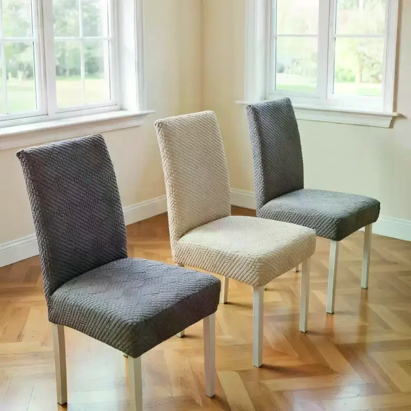 Fodera elastica per sedia Dimensioni universali Fodera per sedia economica Grande sedile elastico per la casa Seatch Fodere per sedie per sala da pranzo di casa
