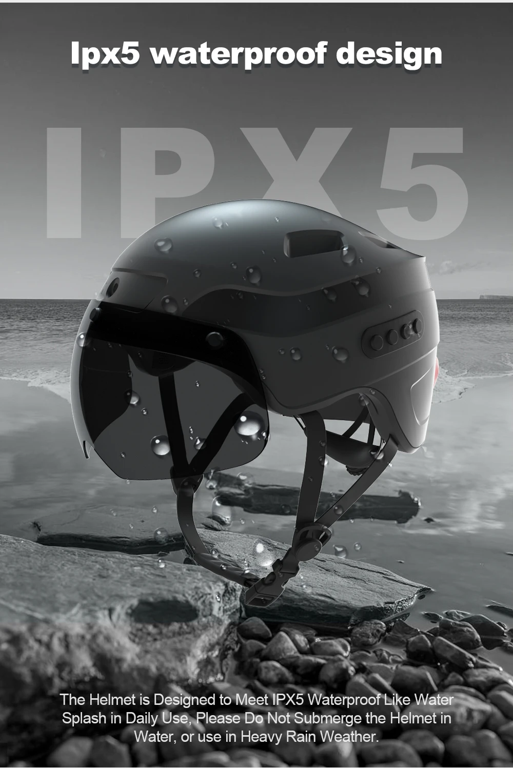 카메라 및 파란색 치아 자전거 안전 용품 오토바이 파란색 치아 헤드셋 스키 승마 스마트 헬멧