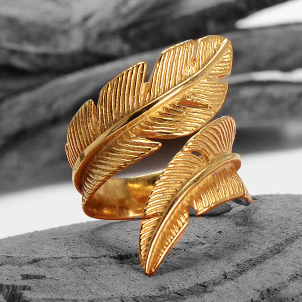 

Vintage Ring Stainless Steel Men'S Fashion Jewelry Size 13 Silver Color Creative Finger Accessory For Men Women