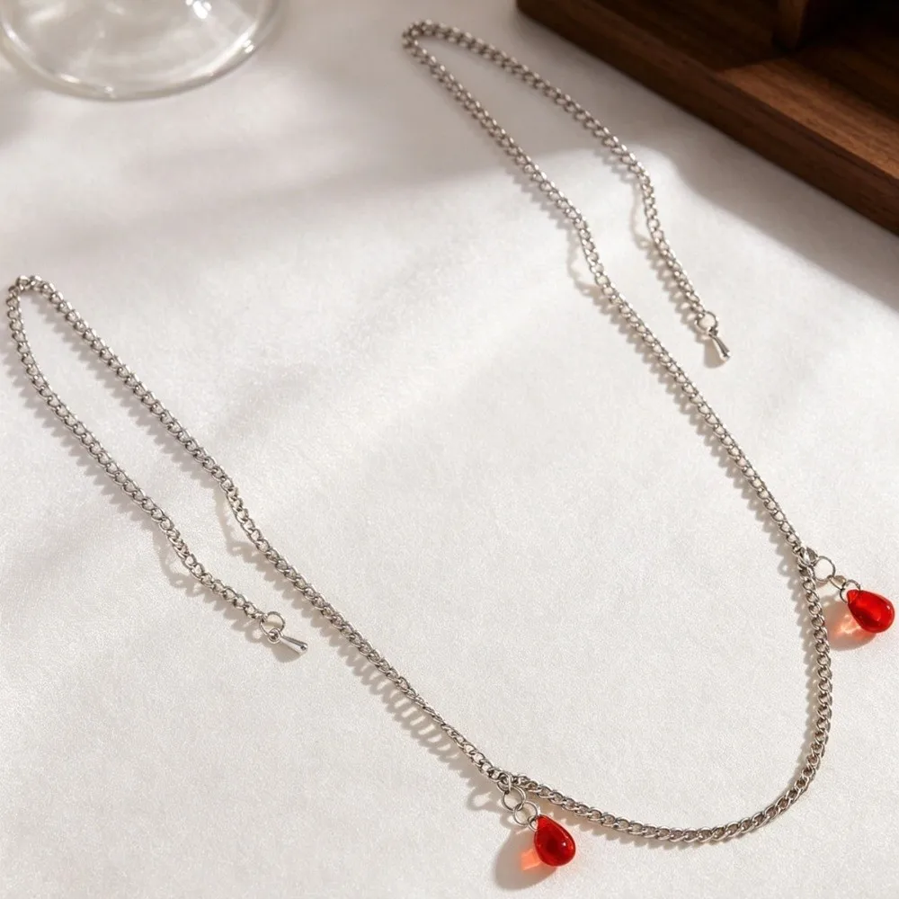 Nose Accessories Bohemian Sexy Face Chain Water Drop Pendant Exquisite Nose Bridge Face Chain INS Fashion Tassel Earhook Women