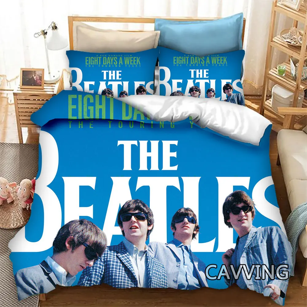 

THE-BEATLE 3D Bedding Set Duvet Covers & Pillow Cases Comforter Quilt Cover Home Textile (US/EU/AU Sizes) K01