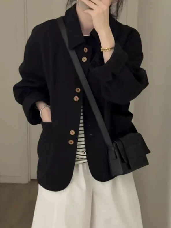 Koreaanse Sle ort Jaet dames lente herfst nieuwe vroege herfst casual modieuze lange jas herfst winter